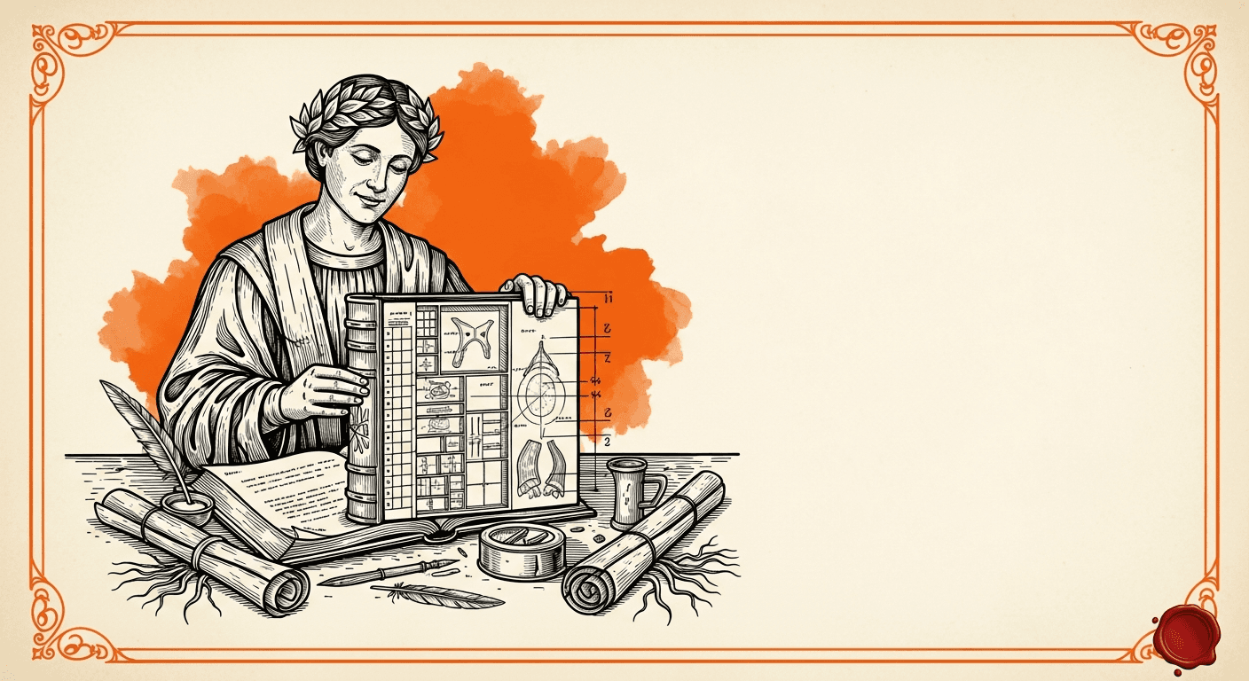 Old Book Frontispiece / Plate style editorial illustration for the news article: Hermes Agent 80% latency cuts and 51 updates, OpenClaw Mac app, and d