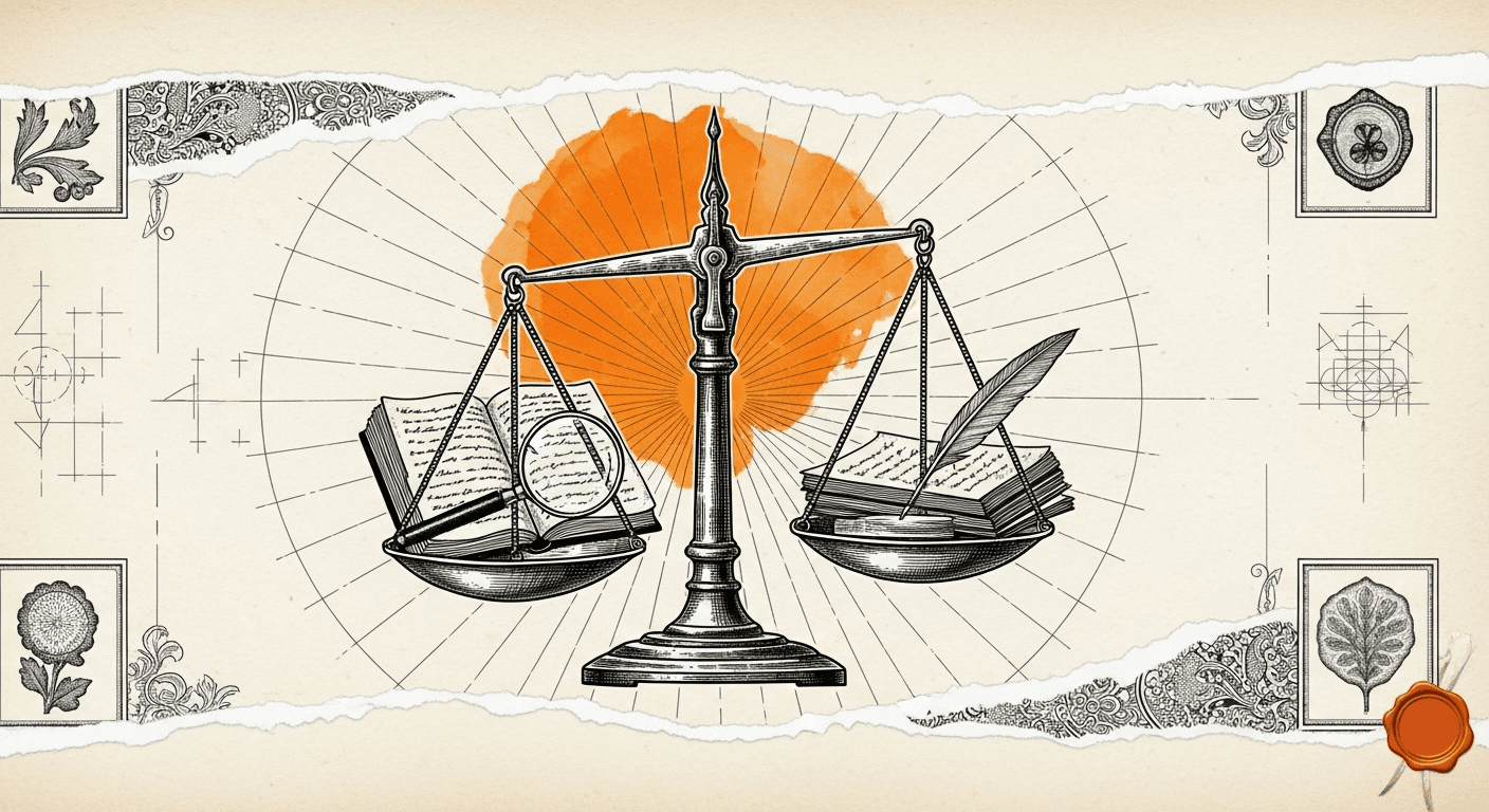 Editorial Newsprint Collage style editorial illustration for the article: Perplexity vs ChatGPT: Which Should You Use? (2026)